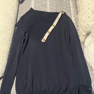 Banana republic long sleeve, costal sweater, working buttons